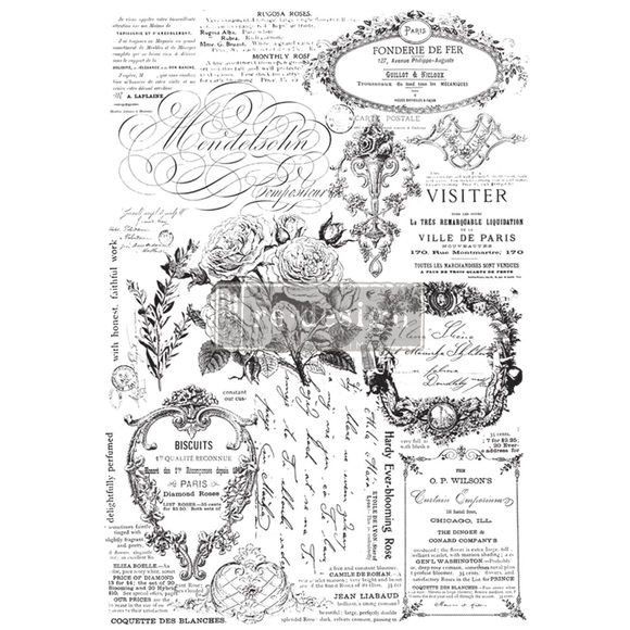 Redesign with Prima Decor Transfer ~ PARIS VALLEY 25” x 34.2” - Picture 1 of 6